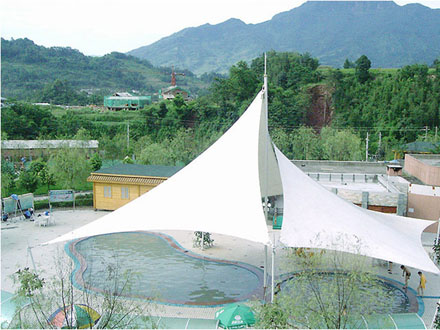 广东游泳池膜结构